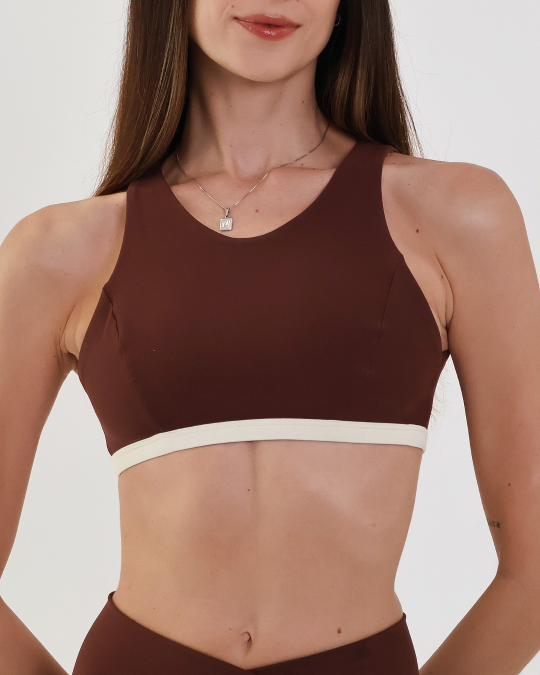 Top Tuani no lado reverso off-white (Pure Skin)